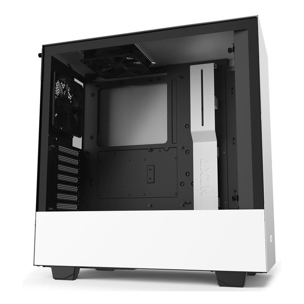 NZXT エヌズィーエックスティーH510 ミドルタワー White Black CA-H510B-W1(2481892)送料無料