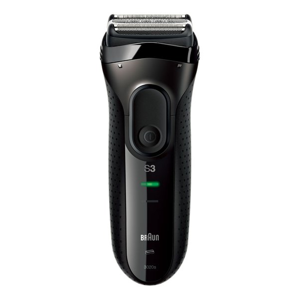 【25日は24時間限定クーポン配布】BRAUN ブラウンシェーバー シリーズ3 ブラック 3020S-B(2558099)代引不可 送料無料｜e-zoa SHOP
