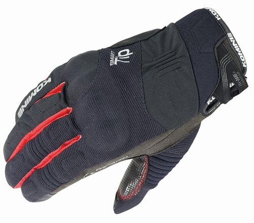 【10日は24時間限定クーポン配布】KOMINE コミネ GK-818 PROTECT W-GLV BLK/RED L 06-818/BK/RD/L (2442098) 代引不可 送料無料