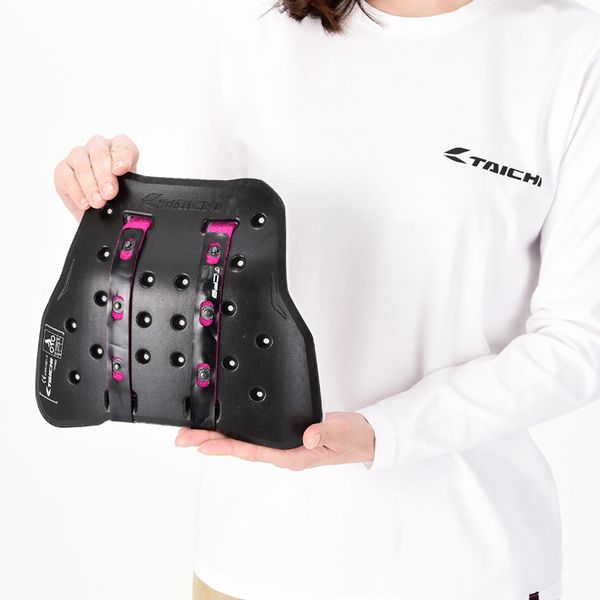 【25日は24時間限定クーポン配布】RS TAICHI アールエスタイチ TECCELLチェストプロテクター ブラック×ホワイト TRV063レディース (2412247) 送料無料
