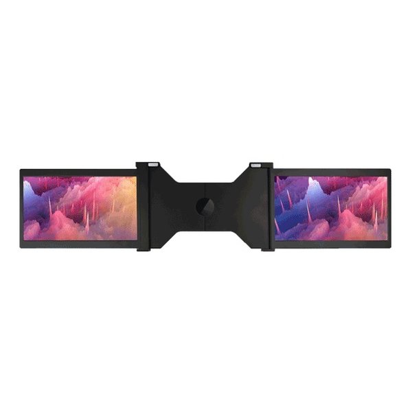 【30日は24時間限定クーポン配布】JAPANNEXT ジャパンネクストUSB-C接続 2画面PCモニター Tri-Screen ブラック 10.1型 /WUXGA 1920&times;1200）/ワイド JN-TRI-IPS101HDR(2531142)代引不可 送料無料｜e-zoa SHOP 26,051円