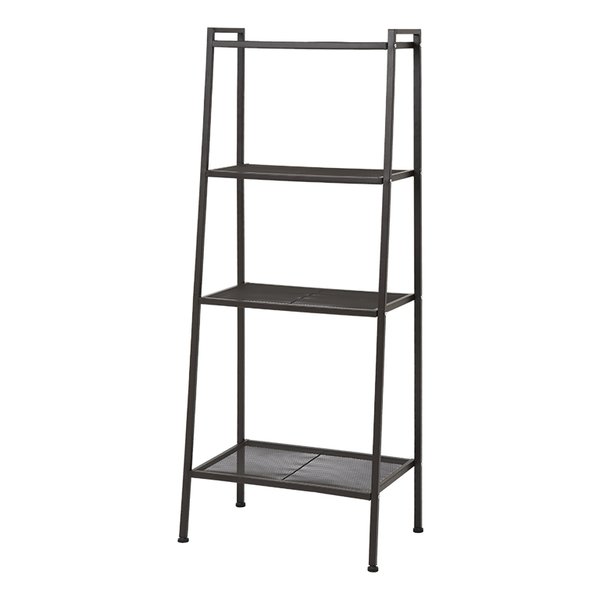 1359円 有名なブランド 萩原 ハギハラ4段スチールラック ダークブラウン 幅59cm KR-3367DBR 2518274 代引不可