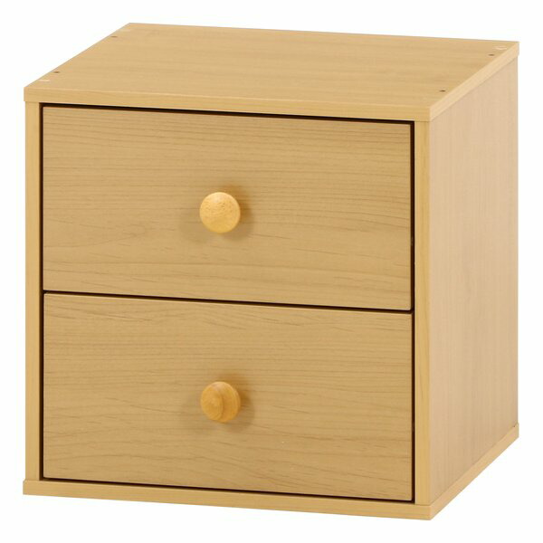 楽天市場】フジボウエキ キューブボックス 引出2杯 NA 約幅345