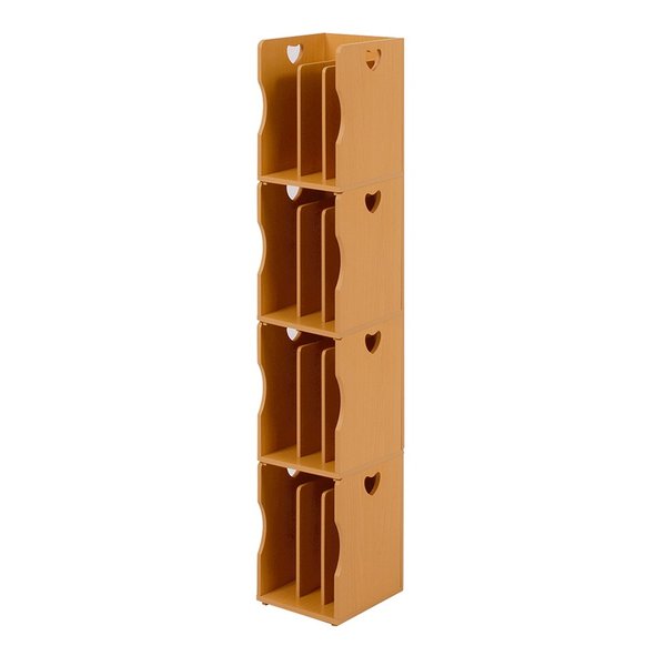 【20日は24時間限定クーポン配布】萩原 ハギハラ ブックスタンド ４個組 約 高さ34.5cm（1台）ナチュラル MM-7205NA-S (2569192) 代引不可