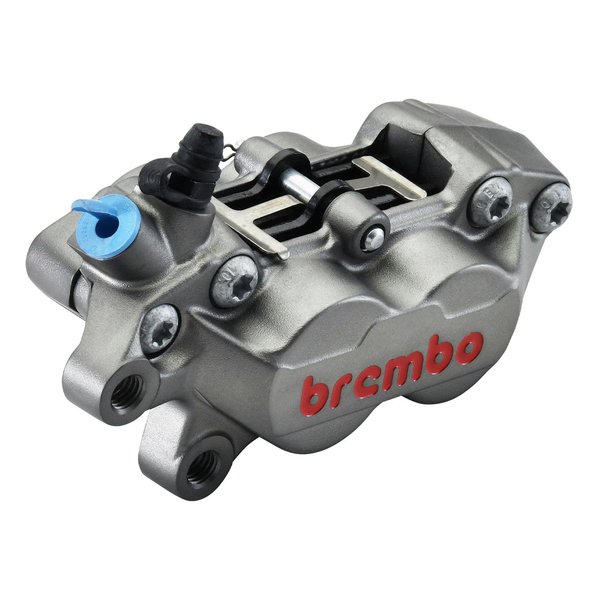 【25日は24時間限定クーポン配布】brembo ブレンボP4-40R アキシャル 4P キャリパー チタニウム レッドロゴ 左 φ30/34 取付ピッチ40m 20.5165.79(2575887)代引不可 送料無料｜e-zoa SHOP