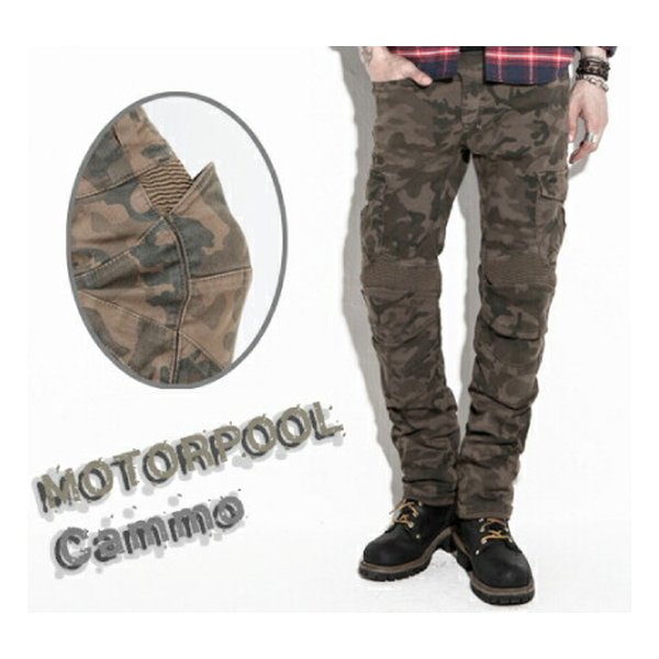 【15日は24時間限定クーポン配布】ROUGH&ROAD ラフアンドロード UBモトパンツ MOTORPOOL CAMO-32 UB0004CM3 (2491704) 代引不可 送料無料