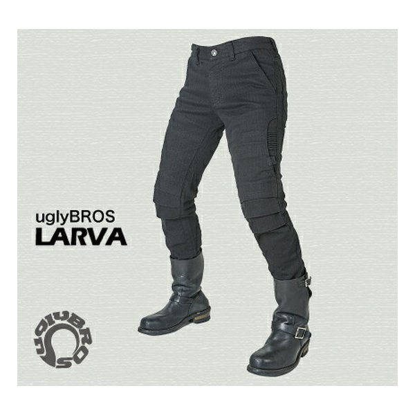 【15日は24時間限定クーポン配布】ROUGH&ROAD ラフアンドロード UB モトパンツ LARVA BK-34インチ UB0016BK4 (2491726) 代引不可 送料無料 23,681円