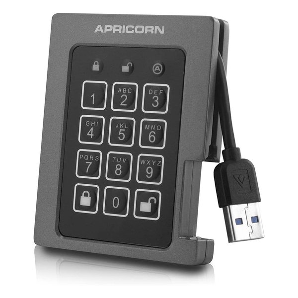 【25日は24時間限定クーポン配布】Apricorn アプリコーン外付けSSD ポータブル Aegis Padlock SSD - USB 3.0 ASSD-3PL256-2TBF ASSD-3PL256-2TBF(2573534)代引不可 送料無料|e-zoa SHOP