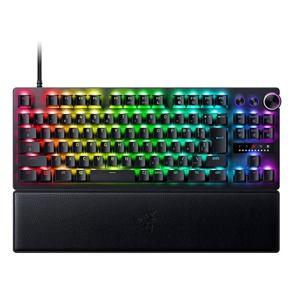 Razer メカニカルキーボード 英語配列 Razer レイザー BlackWidow V4 X Green Switch 英語配列フルキー