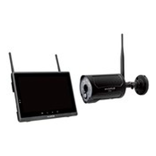 【20日は24時間限定クーポン配布】MASPRO マスプロモニター&ワイヤレスHDカメラセット 10.1インチ バレットタイプカメラ 警告通話機能 WHCBL10ML(2588161)送料無料|e-zoa SHOP