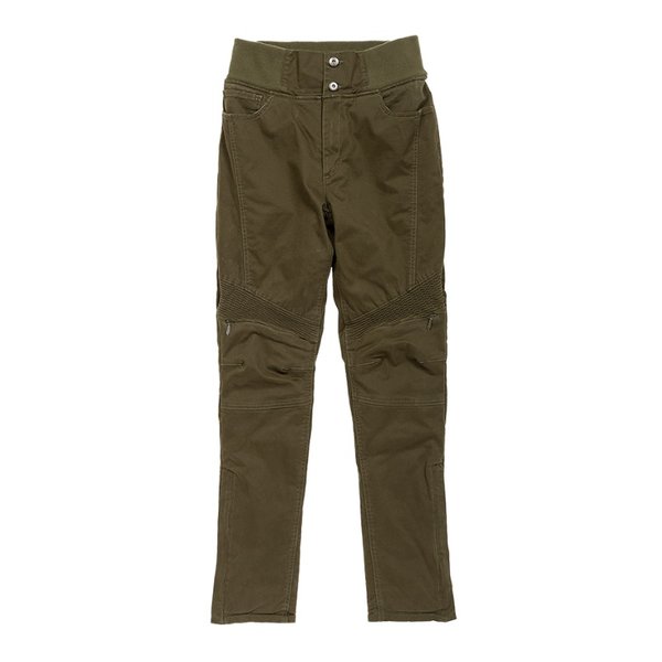 【20日は24時間限定クーポン配布】Rosso Style Lab ロッソスタイルラボ レディース 秋冬 ROP66 リブウォームストレッチパンツ レディース カーキ Mサイズ ROP66/KHAJU/M (2581793) 代引不可 送料無料