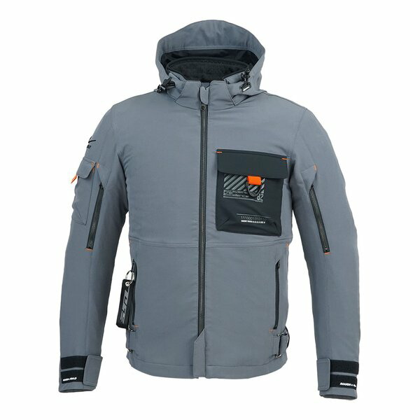 【10日は24時間限定クーポン配布】ROUGH&ROAD ラフアンドロード エアスルーソフトシェルストレッチパーカーFP グレー XL サイズ RR7254GY5 (2589937) 代引不可 送料無料