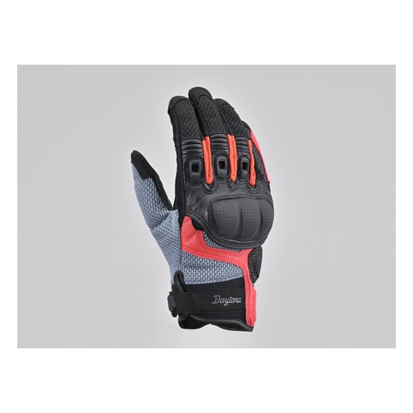 【10日は24時間限定クーポン配布】DAYTONA デイトナ DG-008 コンフォートエアフローメッシュグローブ 春夏 ブラック/レッド Lサイズ 45922 (2590108) 代引不可 送料無料 5,109円