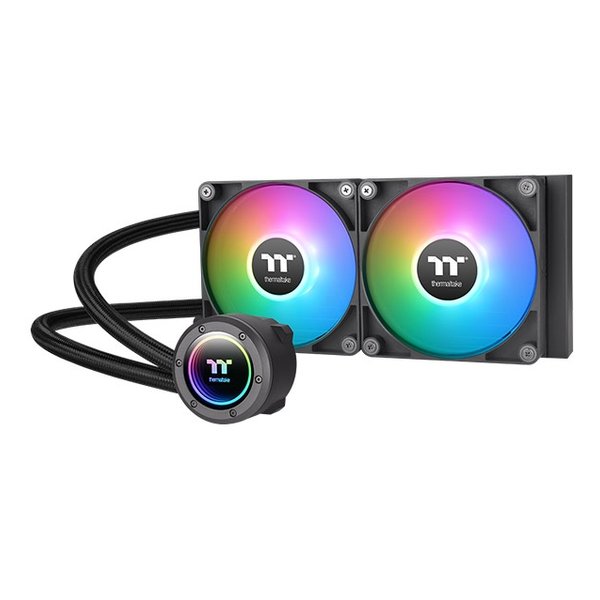 【15日は24時間限定クーポン配布】thermaltake サーマルテイク TH240 ARGB Sync V2 CPU 水冷クーラー 240cm ブラック RGB CL-W361-PL12SW-A (2588653) 送料無料