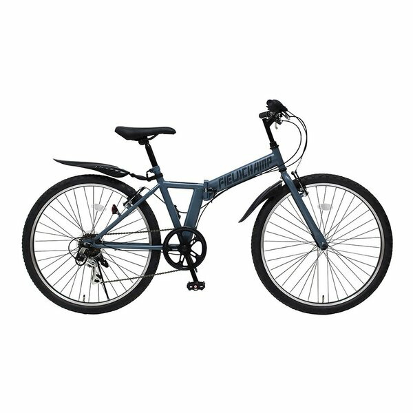 MIMUGO - ミムゴ フィールドチャンプ 26インチ 折りたたみ自転車 Wサス Amazon | FIELD CHAMP WサスFD-MTB266SK アーミーグリーン