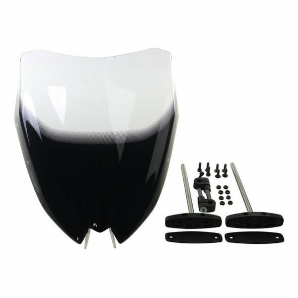 【15日は24時間限定クーポン配布】MRA（エムアールエー） スクリーン スポイラー クリア SV650 ABS 16-25 4025066156788 (2626278) 代引不可 送料無料