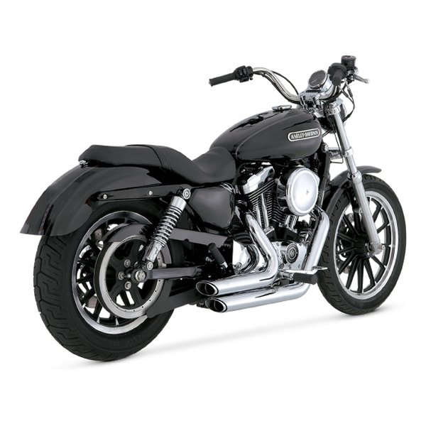 【25日は24時間限定クーポン配布】VANCE&HINES（バンスアンドハインズ） ShortShots Staggered ショートショットスタッガード クローム マフラー 1800-0467 (2630434) 代引不可 送料無料 57,510円