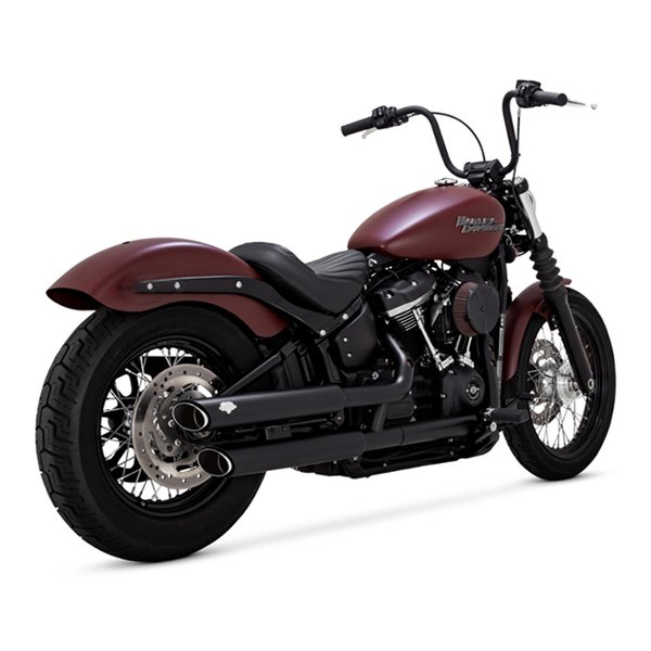 【20日は24時間限定クーポン配布】VANCE&HINES（バンスアンドハインズ） TwinSlash PCX 3in S/O ツインスラッシュ 3インチ スリップオン ブラック マフラー 1801-1534 (2630483) 代引不可 送料無料