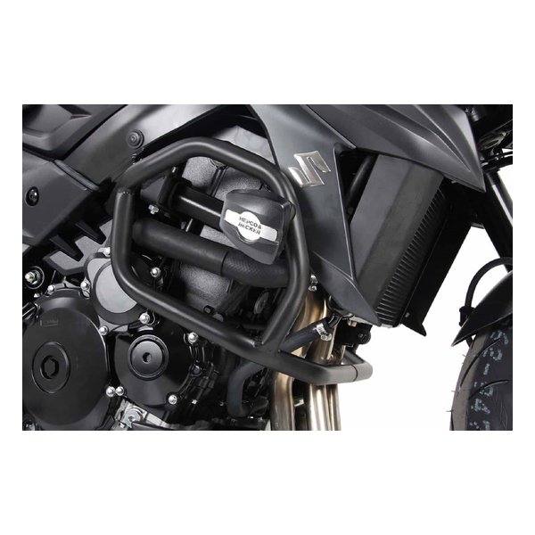 【20日は24時間限定クーポン配布】HEPCO&BECKER（ヘプコアンドベッカー） エンジンガード ブラック GSX-S750 17-22 50135400001 (2631166) 代引不可 送料無料