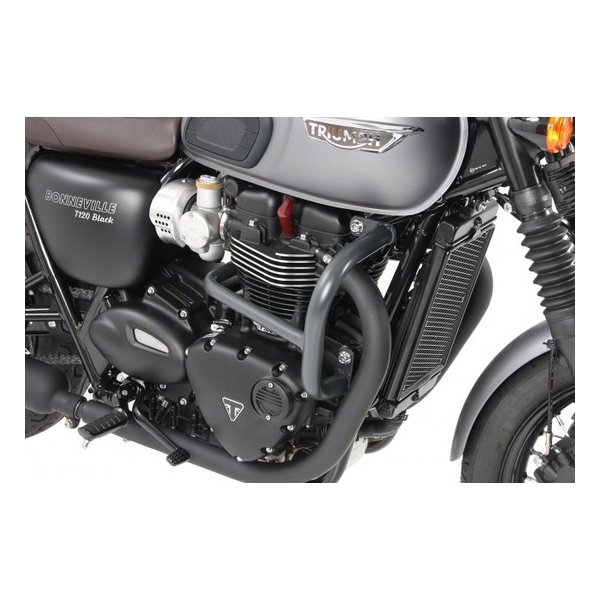 【25日は24時間限定クーポン配布】HEPCO&BECKER（ヘプコアンドベッカー）エンジンガード ブラック Street Twin 16-22/Bonneville T120 16-23 50175440001(2631206)代引不可 送料無料｜e-zoa SHOP