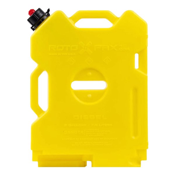 【25日は24時間限定クーポン配布】ROTOPAX（ロトパックス）イエローコンテナ 2ガロン エコノズル付属 RX-2D-INTL(2635714)代引不可 送料無料｜e-zoa SHOP 20,280円