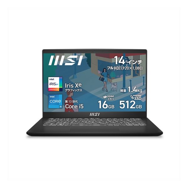 楽天市場】新品 MSI ノートパソコン 14 型(インチ) Modern-14-C13M