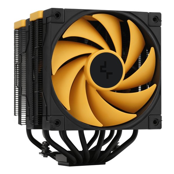 【10日は24時間限定クーポン配布】DEEPCOOL ディープクール 空冷CPUクーラー AK620 ZERO DARK Zoria ツインタワー型 レイヴンブラック/イエロー R-AK620-BKNPMN-E (2613646) 送料無料