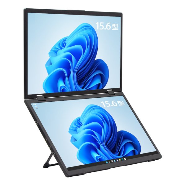 楽天市場】LCD15HC-IPSDUAL デュアルモバイルモニター 15.6