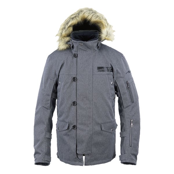 【25日は24時間限定クーポン配布】ROUGH&ROAD ラフアンドロードバイク用 N-3BRプリマロフトウインタージャケット ヘリンボーンチャコール/Lサイズ RR7750HB-CH3(2579173)代引不可 送料無料｜e-zoa SHOP