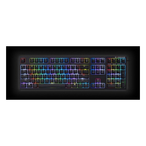【30日は24時間限定クーポン配布】東プレ トウプレキーボード REALFORCE RGB 無接点/APC/ソフト/2色成型/フルキNー/ブラック R2A-US4G-BK(2620884)送料無料｜e-zoa SHOP