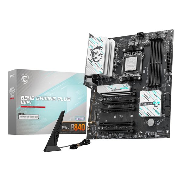【25日は24時間限定クーポン配布】MSI エムエスアイDOS/Vマザーボード B840 GAMING PLUS WIFI(2642391)送料無料｜e-zoa SHOP