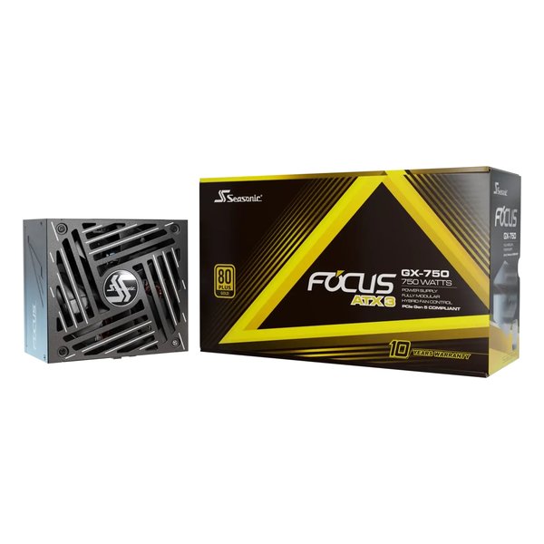【20日は24時間限定クーポン配布】Seasonic シーソニック Focus GX-750 ATX3 V4 750W/80 PLUS GOLD/完全モジュラー/ATX 3.1/PCIe 5.1 SRP-FGX751-A5A32SF (2641773) 送料無料 16,841円