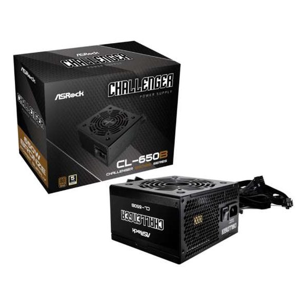 【20日は24時間限定クーポン配布】ASRock アスロック Challengerシリーズ 650W電源 80PLUS BRONZE CL-650B (2646963) 送料無料