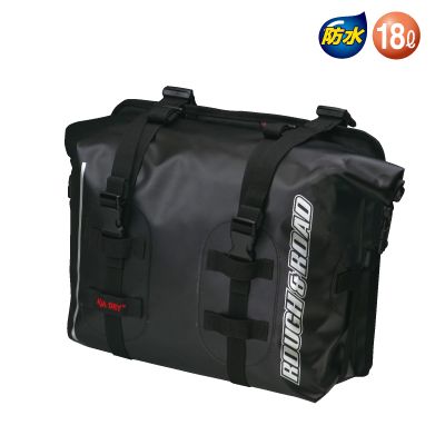 【10日は24時間限定クーポン配布】ROUGH&ROAD ラフアンドロード RR9307 AQA DRY ソロサイドバッグ ブラック/ 18L RR9307BK (2439964) 代引不可 送料無料