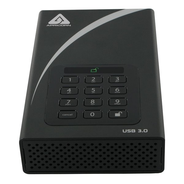 【10日は24時間限定クーポン配布】Apricorn アプリコーン セキュアストレージ Aegis Padlock DTシリーズ AES-XTS 256ビット 20TB 3.5インチ ADT-3PL256-20TB R2 (2613588) 代引不可 送料無料 132,595円