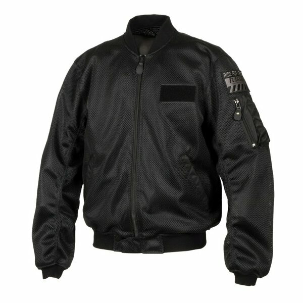 【20日は24時間限定クーポン配布】FlagshiP（フラッグシップ） バイク用 春夏 ベンタスMA-1 タイプＡ ブラック/Mサイズ FJ-S219/BLACK/M (2643286) 送料無料