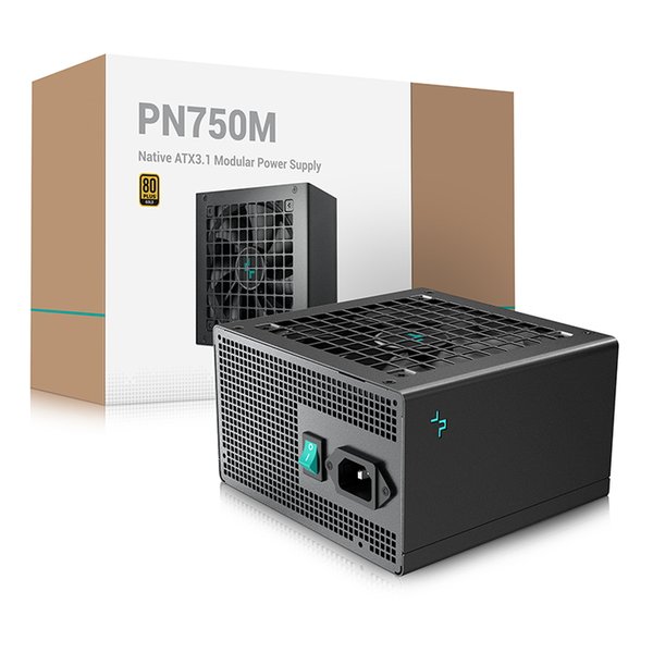 【20日は24時間限定クーポン配布】DEEPCOOL ディープクール PN750M ブラック 750W電源 80PLUS Gold認証 R-PN750M-FC0B-JP (2648073) 送料無料
