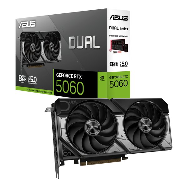 【25日は24時間限定クーポン配布】ASUS エイスースDual GeForce RTX 5060 8GB GDDR7 OC Edition グラフィックボード 転送不可 DUAL-RTX5060-O8G(2653051)送料無料｜e-zoa SHOP
