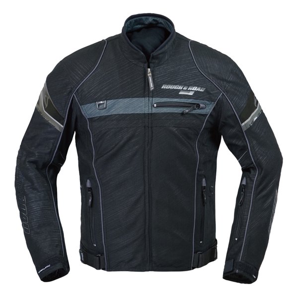 【20日は24時間限定クーポン配布】ROUGH&ROAD ラフアンドロード フルメッシュジャケットFP スラッシュBK-M RR7346SS-BK2 (2506436) 代引不可 送料無料
