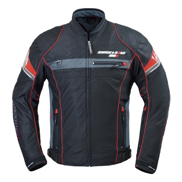 【25日は24時間限定クーポン配布】ROUGH&ROAD ラフアンドロードフルメッシュジャケットFP スラッシュRD-WM RR7346SS-RDL2(2506449)代引不可 送料無料｜e-zoa SHOP 13,949円
