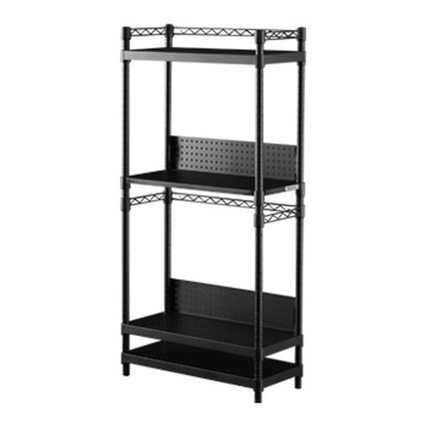 【25日は24時間限定クーポン配布】Bauhutte バウヒュッテデスクサイドラック 通常タイプ/幅605mm/ブラック BHS-600SM-BK(2448462)代引不可｜e-zoa SHOP 11,400円
