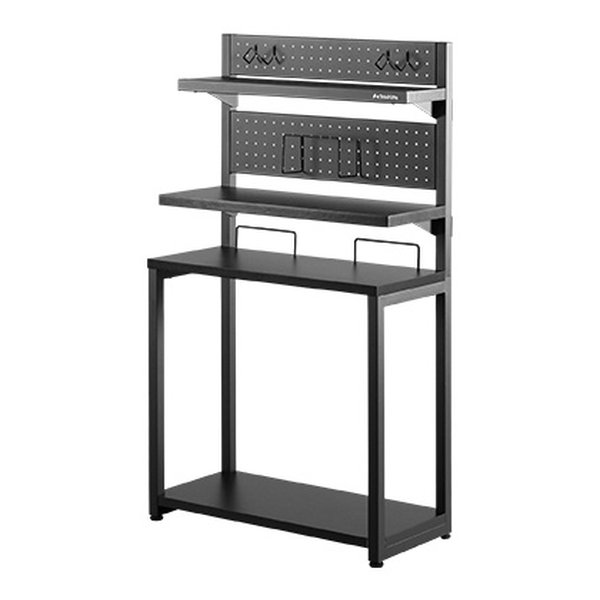 Bauhutte デスクサイドラック ラージ BHS-700SM-BK Amazon.co.jp: Bauhutte (バウヒュッテ) デスクサイドラック