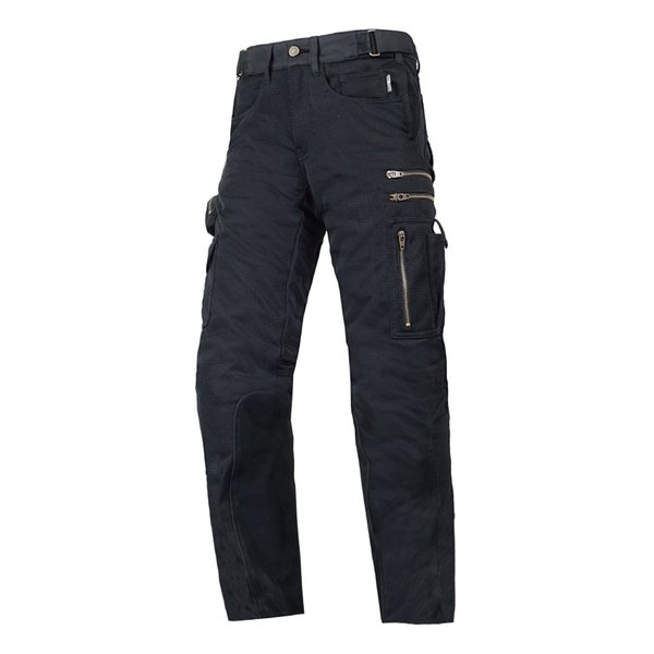 【20日は24時間限定クーポン配布】ROUGH&ROAD ラフアンドロード バイカーZIPメッシュパンツLF BK-MW RR7516LFBK2 (2506511) 送料無料