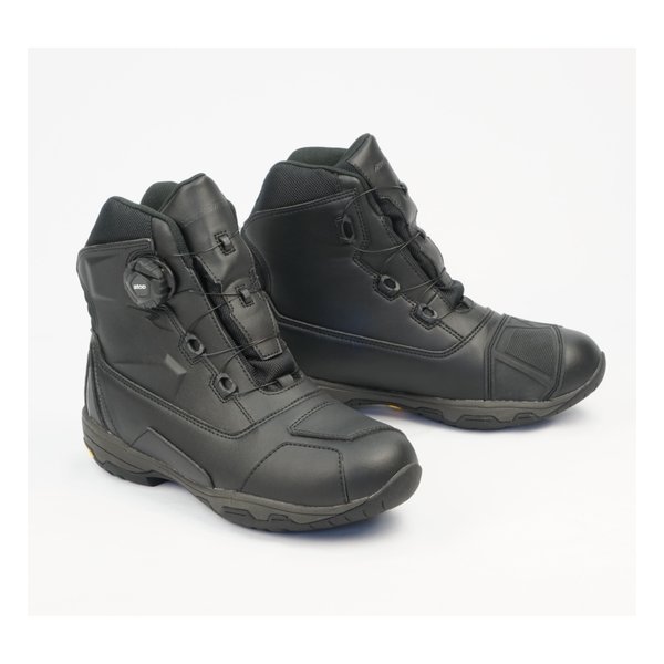 【30日は24時間限定クーポン配布】ROUGH&ROAD ラフアンドロードR&R Dテックスラフライディングシューズ BK-23.0 RR6302BK230(2529315)代引不可 送料無料｜e-zoa SHOP