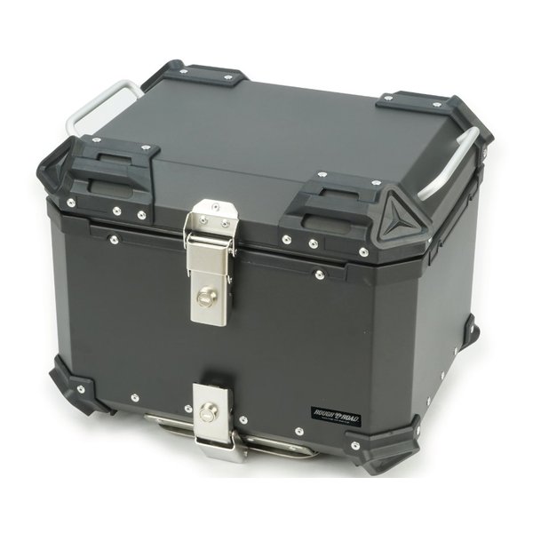 【15日は24時間限定クーポン配布】ROUGH&ROAD ラフアン�
2000
��ロード ラリー890 アルミトップケース 43 BK RY89003BK (2646435) 代引不可 送料無料