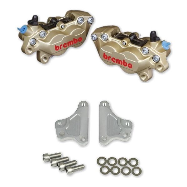 【15日は24時間限定クーポン配布】ROUGH&ROAD ラフアンドロード 4PキャリパーKIT bremboキャスティング GD WQ24-10027SV (2646310) 代引不可 送料無料