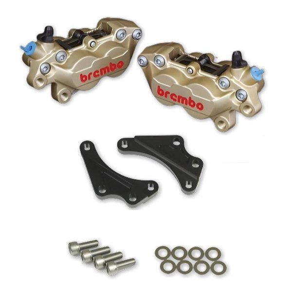 【25日は24時間限定クーポン配布】ROUGH&ROAD ラフアンドロード4PキャリパーKIT bremboキャスティング GD WQ24-13005BK(2646314)代引不可 送料無料|e-zoa SHOP