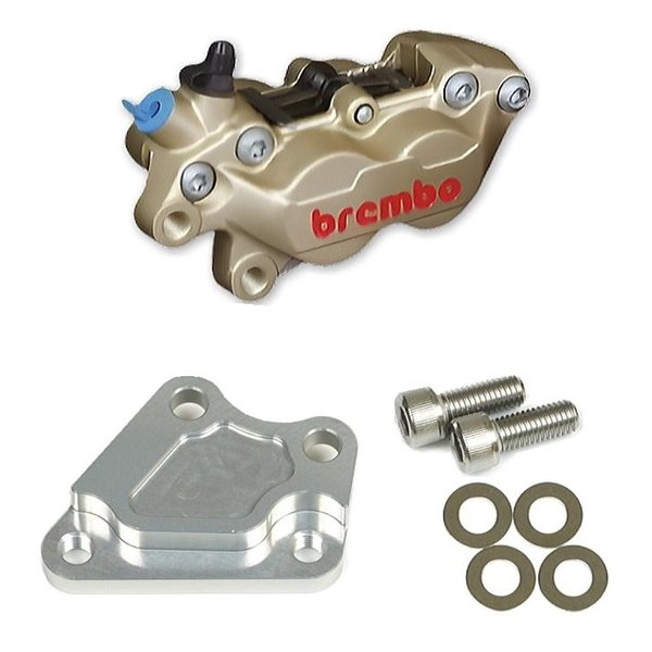 【10日は24時間限定クーポン配布】ROUGH&ROAD ラフアンドロード 4PキャリパーKIT bremboキャスティング GD WQ24-13014SV (2646316) 代引不可 送料無料