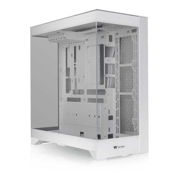 【20日は24時間限定クーポン配布】thermaltake サーマルテイク CTE E550 TG Snow デュアルチャンバー設計 ミドルタワー型 ATX PCケース ホワイト CA-1Z8-00M6WN-00 (2654330) 代引不可 送料無料