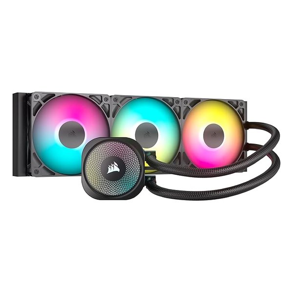 【15日は24時間限定クーポン配布】CORSAIR コルセア NAUTILUS 360 RS ARGB 簡易水冷CPUクーラー ブラック CW-9060093-WW (2641141) 代引不可 送料無料